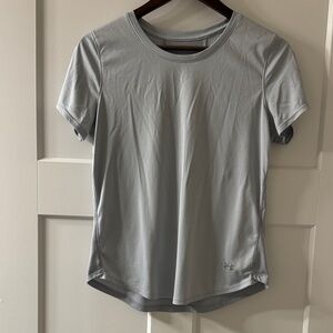 Under Armour Women's Light Gray Short Sleeve Tee